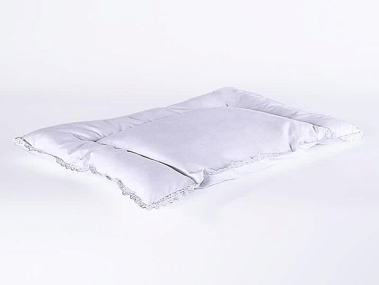 Подушка для грудничка Natures Бамбуковый медвежонок с кружевом 1 (фото)